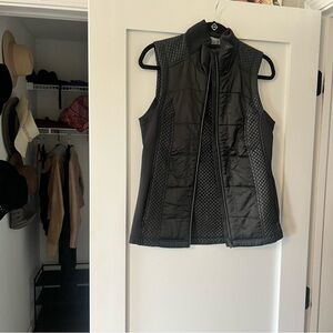 LIKE NEW ATHLETA Black Quilted Vest